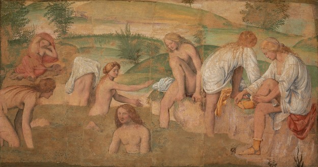 Luini, affresco strappato dal ciclo di Villa Pelucca, 1520-1523. 